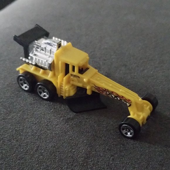 Hot Wheels Yellow Street Cleaver Plow Truck Mattel - Picture 7 of 9